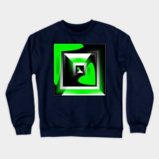 A green heart Crewneck Sweatshirt